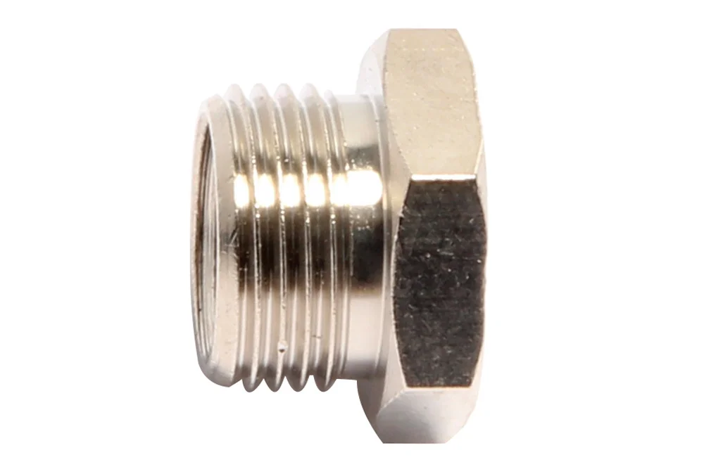 Nickel-Plated Brass Adapter with Male/Female Thread, Type A4/Z