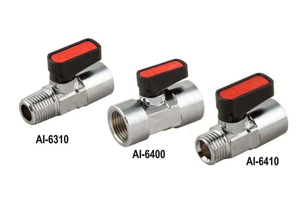 Durable Compact One-Piece Brass Ball Valve Type 6310 / 6400 / 6410