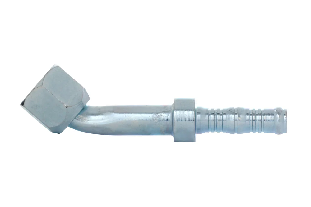 BURGACLIP 45° End, Steel, UNF SAE Female, Type 54702