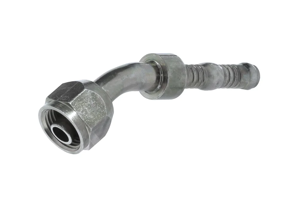BURGACLIP 45° Steel Tube End with UNF Female Thread, Type 54705