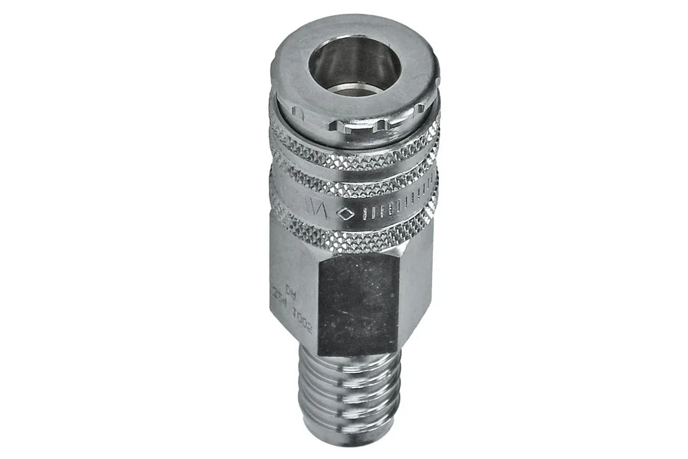 Brass Fluid Quick-Connect Socket with Hose End, CEJN 324