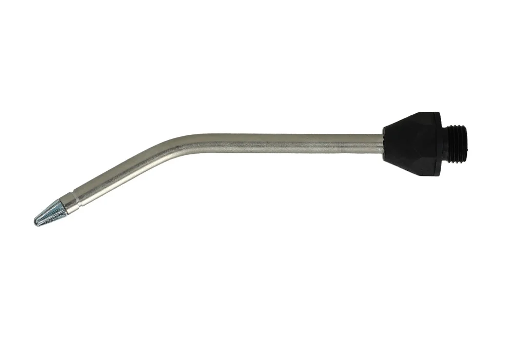 SAFETYSTAR Series 470 Extended Bent Nozzle, Nickel-Plated Steel