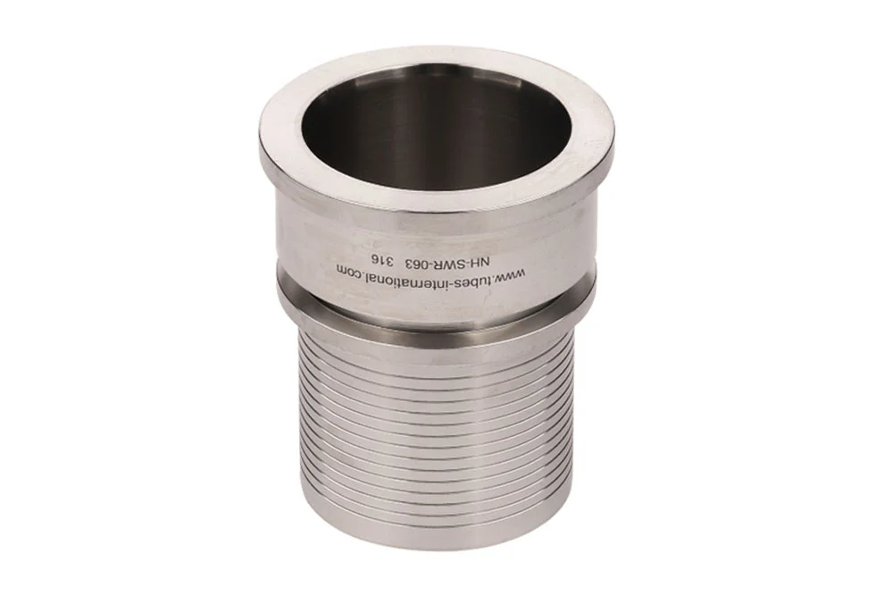 Stainless Steel SMS End with Nut, Tail, and RS Clamp, Type SWR