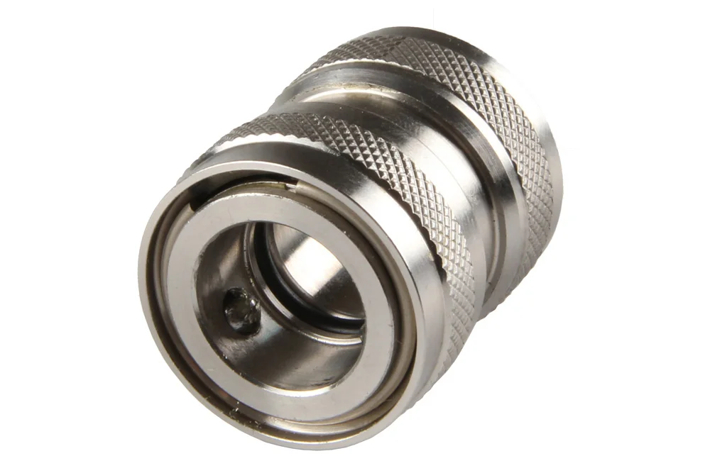 NiTO SS Quick Water Connector Socket with Female Thread, Stainless Steel