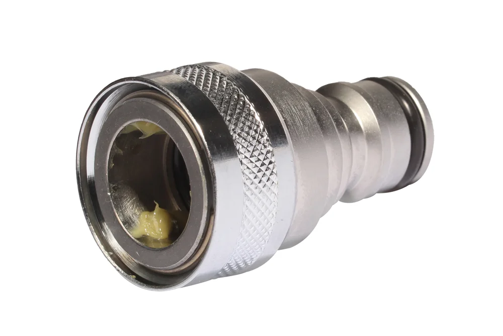 NiTO CLICK 1/2" Brass Quick Connector Plug with 1/2" System Socket
