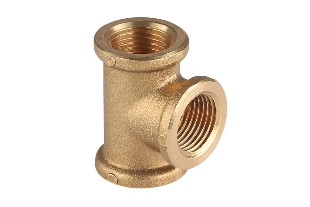 Brass T-Piece Fitting "T" with BSP Thread, Type 3420