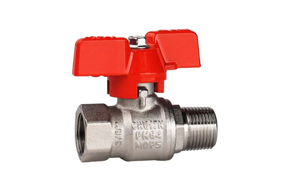 Ball Valve with Aluminum Butterfly Handle, BSP/GZ BSP Thread, Type 4334