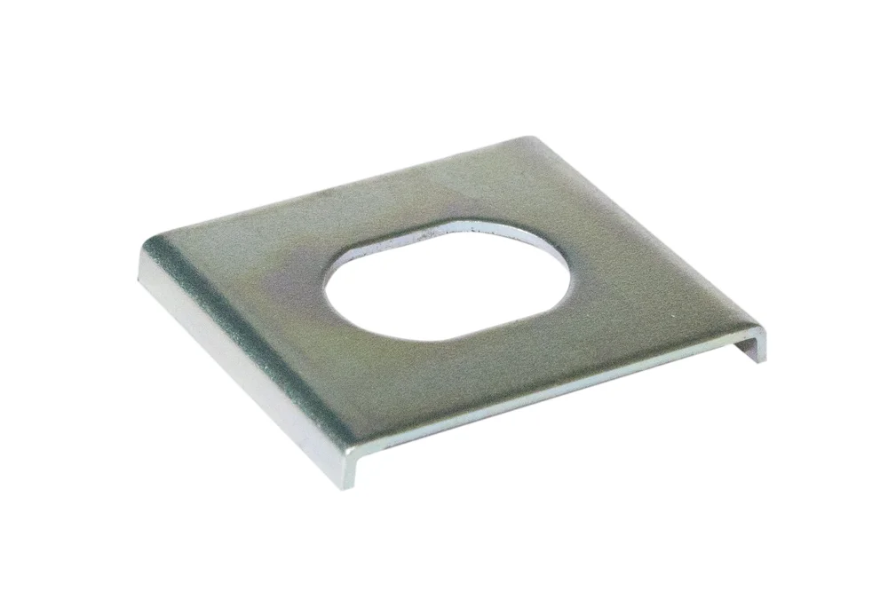 Package safety plate for DIN 3015 twin clamp