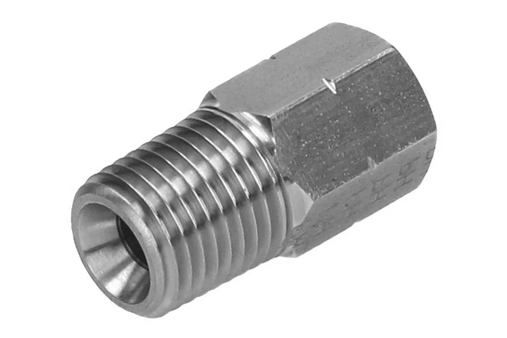 Stainless Steel Adapter A303 – GZ NPT to GW NPT Connection