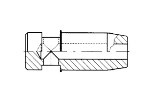 Brass End Gland for FR103 & FR104