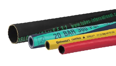 rubber water and air hoses 